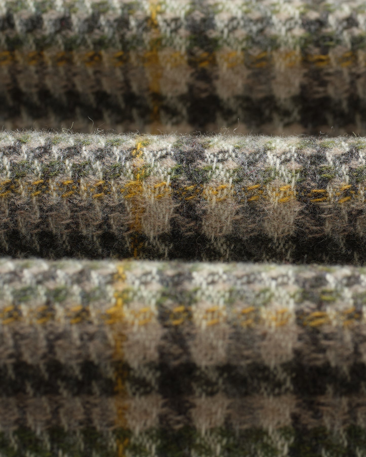 WAX London, Whiting Overshirt Wool Blend, Check Green