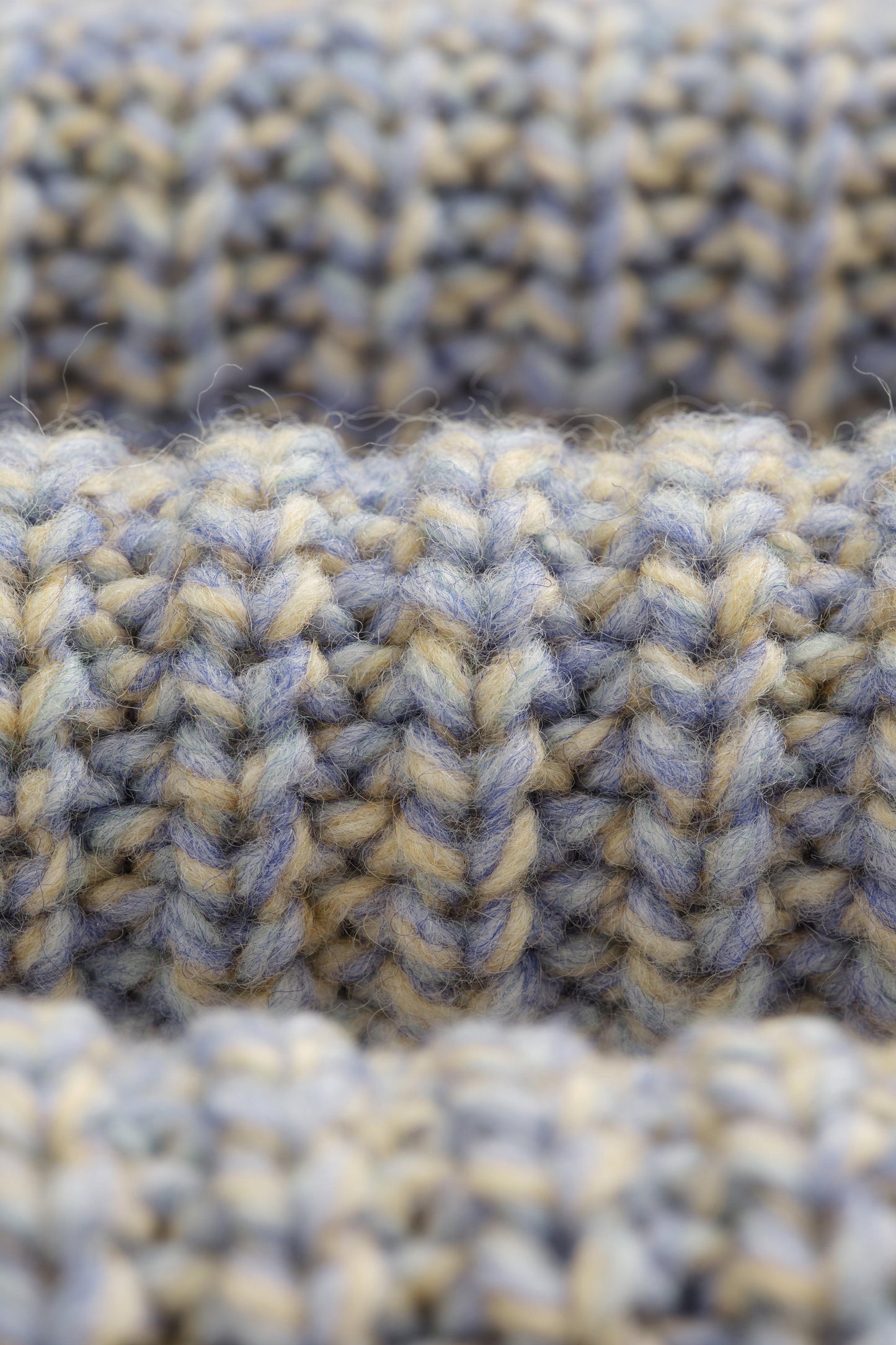 Wax London, WILDE CREW THICK KNIT, BLUE