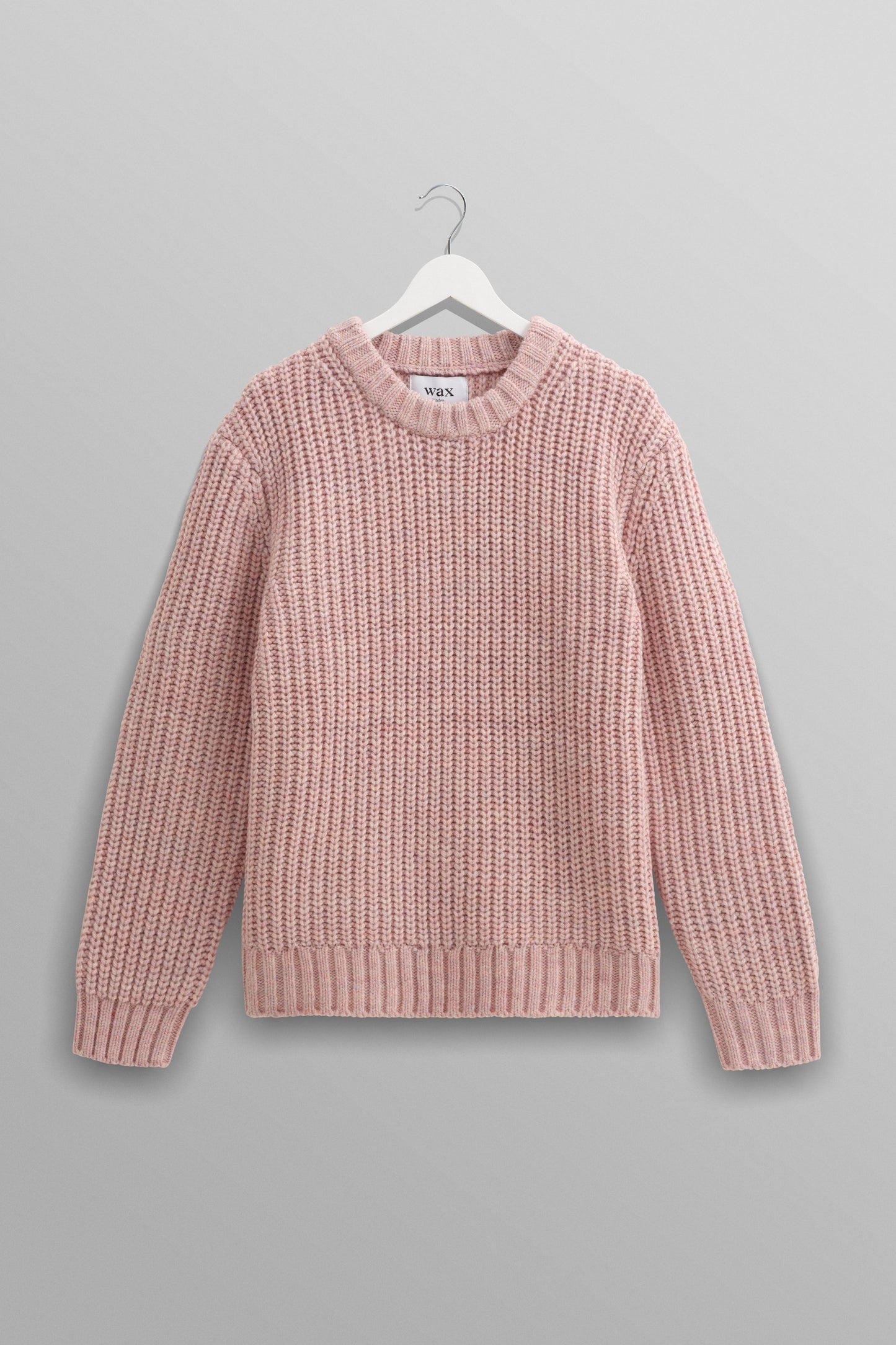Wax London, WILDE CREW THICK KNIT, PINK