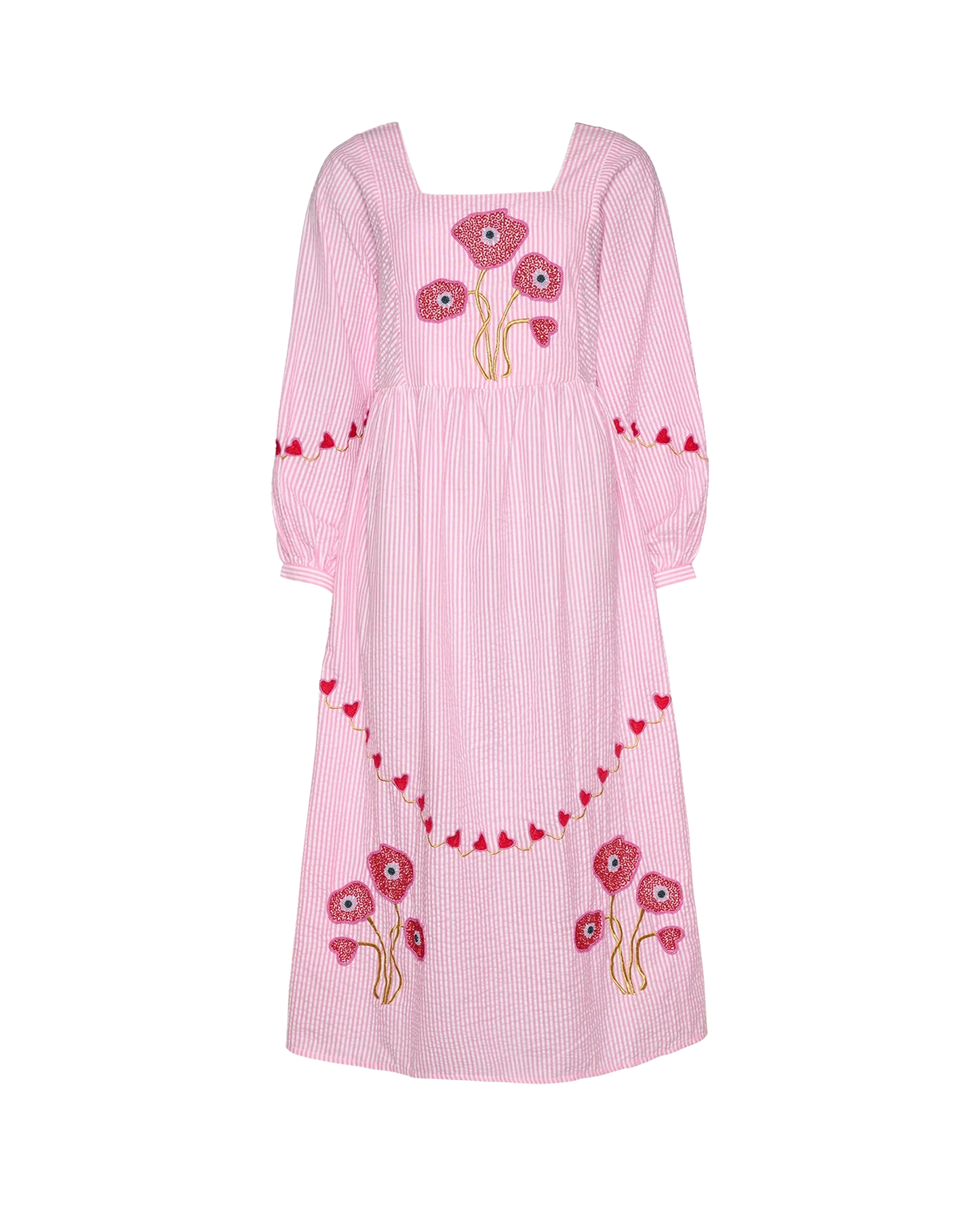 PRE ORDER - levering uge 21. Sissel Edelbo, Wenke Dress, Pink Stripes