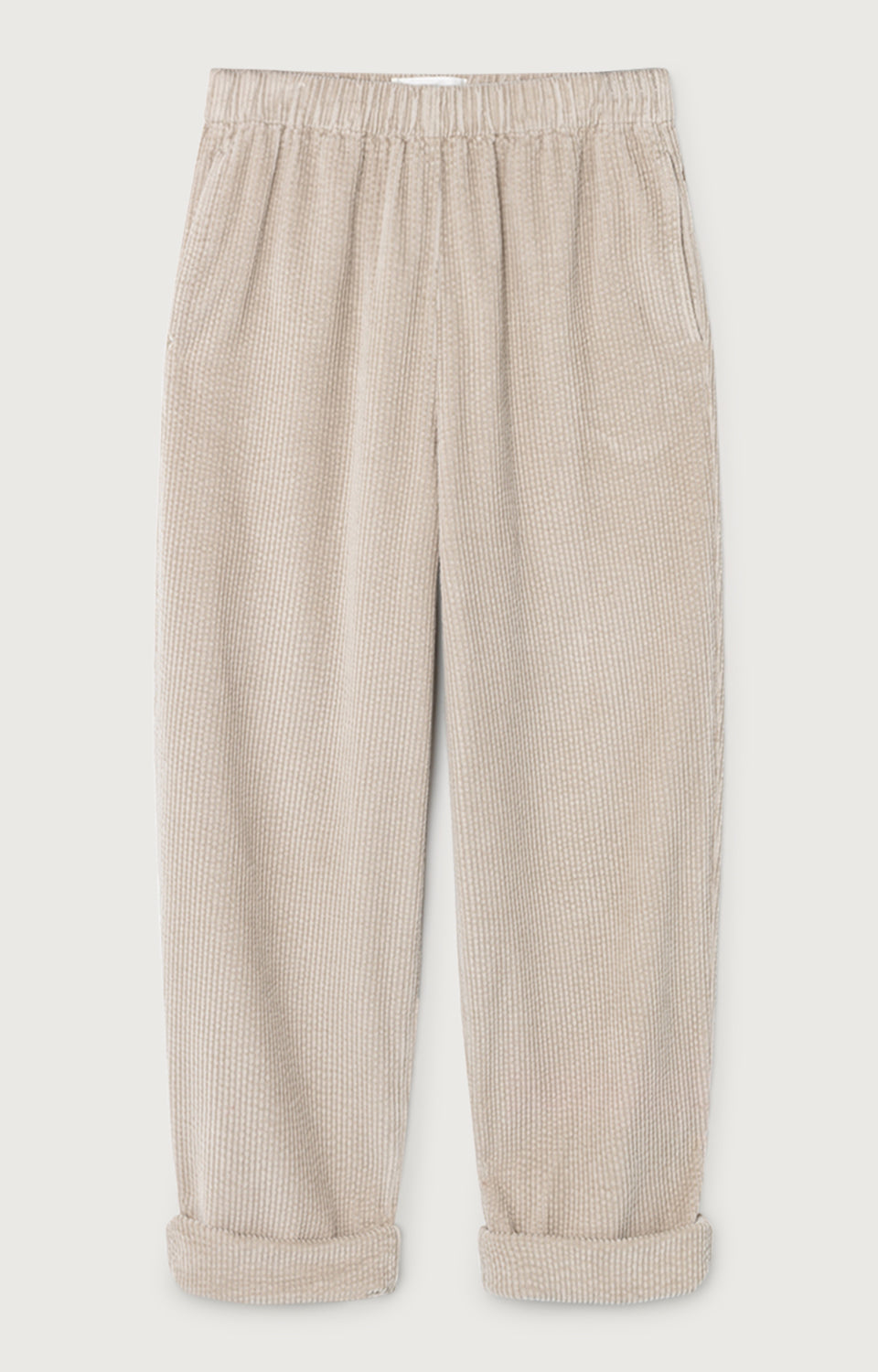 American Vintage, Women's trousers Padow, Ecru Vintage
