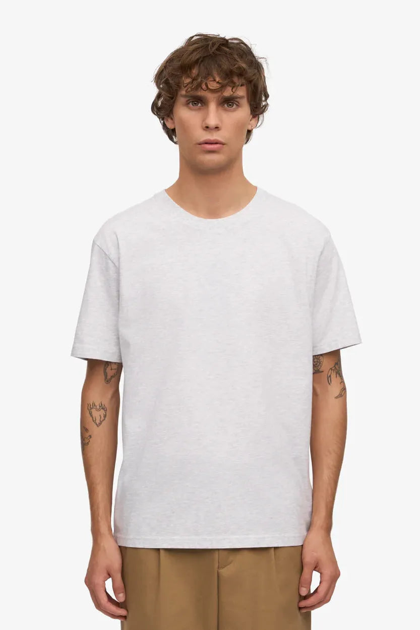 Colourful Standard, Classic Organic Tee, Snow Melange