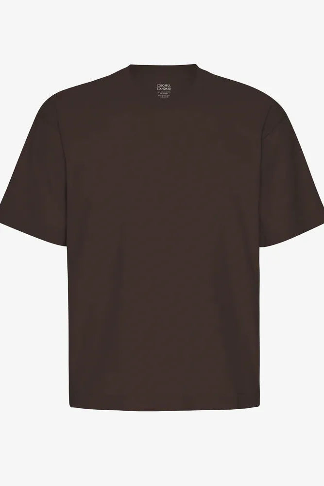 Colourful Standard, Oversized Organic T-Shirt, Coffee Brown