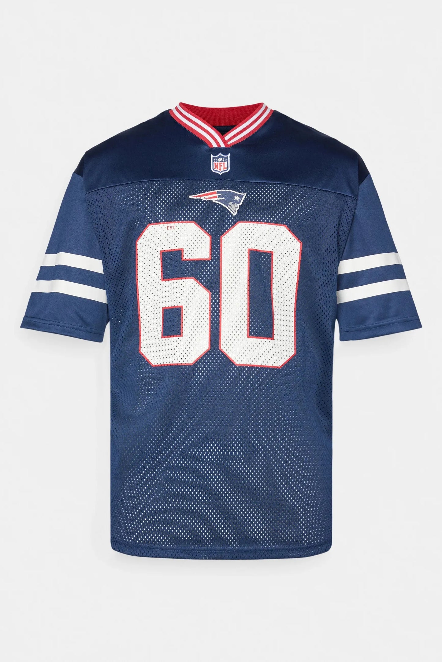 New Era, New England Patriots NFL Mesh T-Shirt, Dark Blue