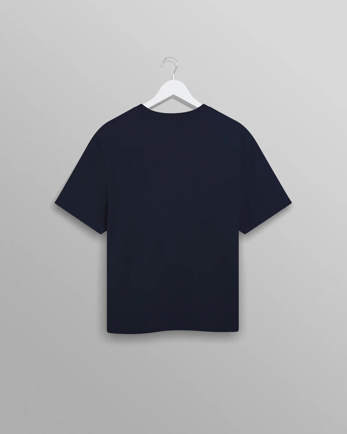 WAX London, Dean Textured Organic Cotton T-Shirt, Navy