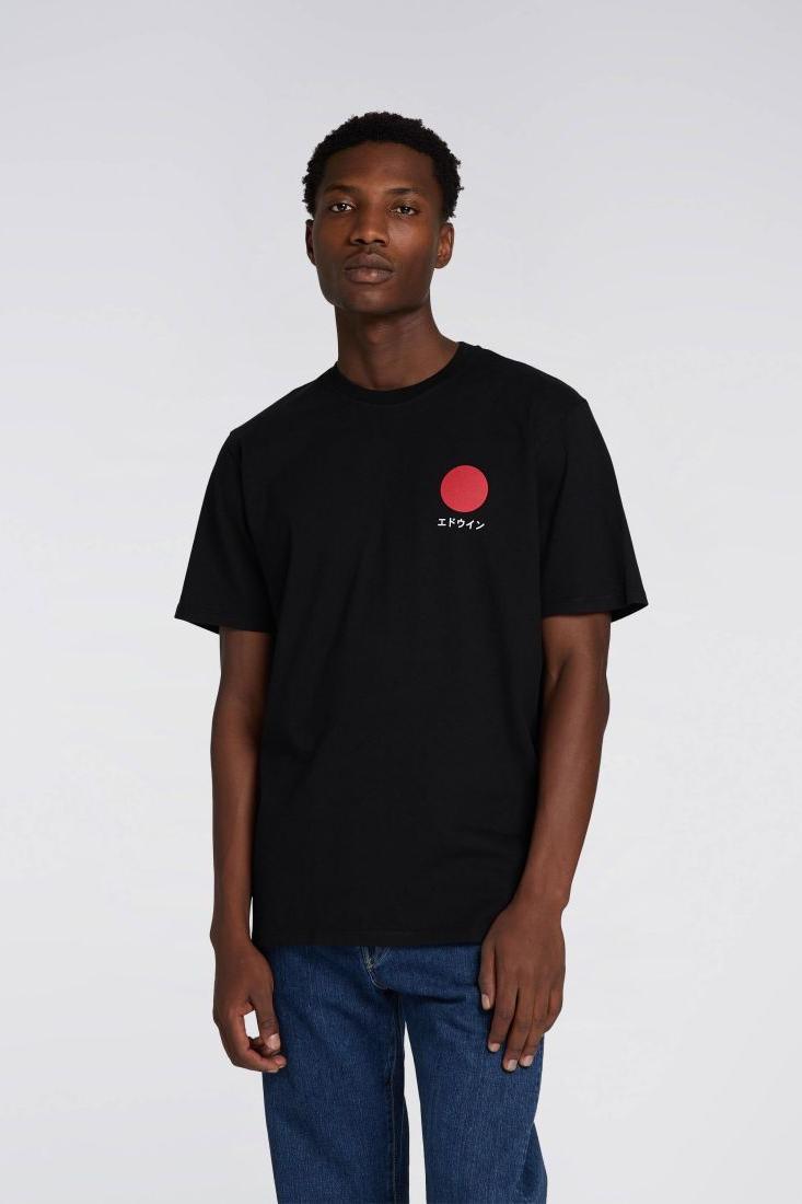 EDWIN, Japanese Sun T-shirt, Black