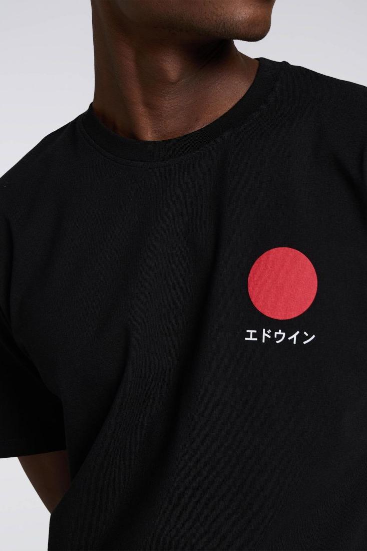 EDWIN, Japanese Sun T-shirt, Black