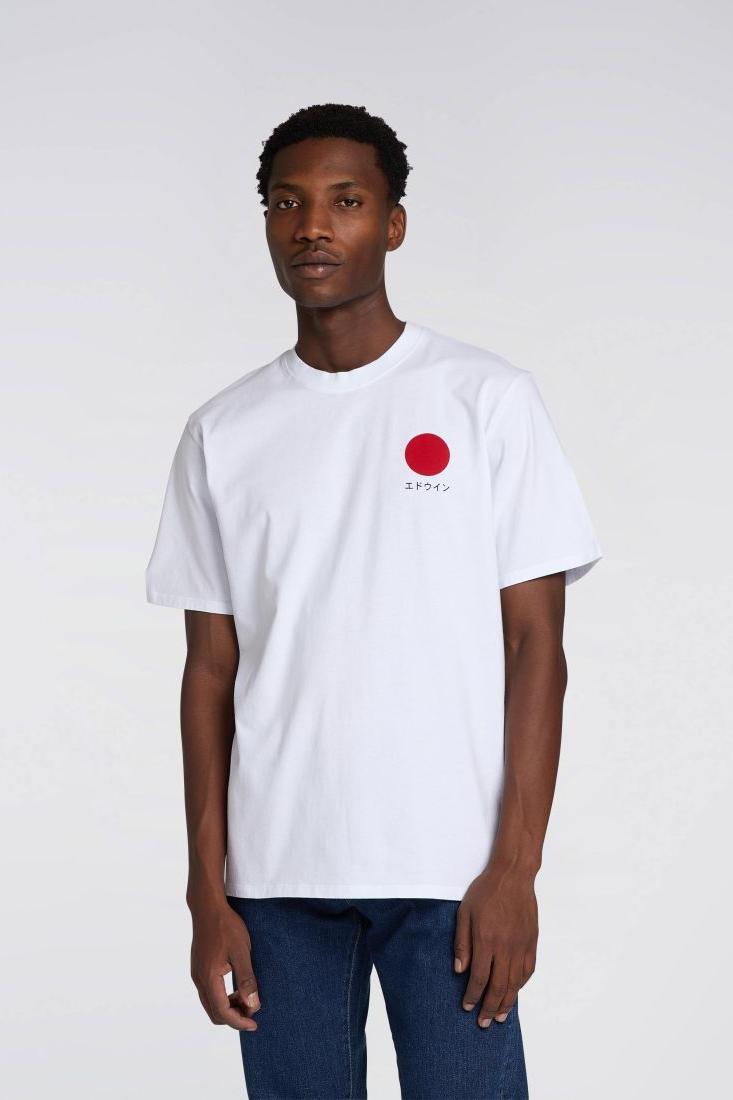 EDWIN, Japanese Sun T-shirt, White