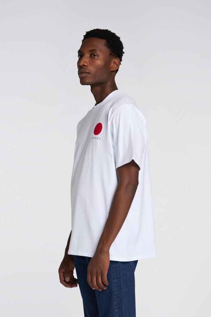 EDWIN, Japanese Sun T-shirt, White