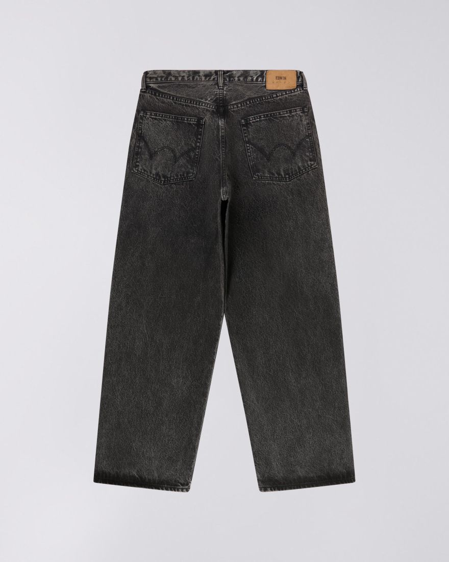 EDWIN, Wide Pant, Black Mid Dark Used