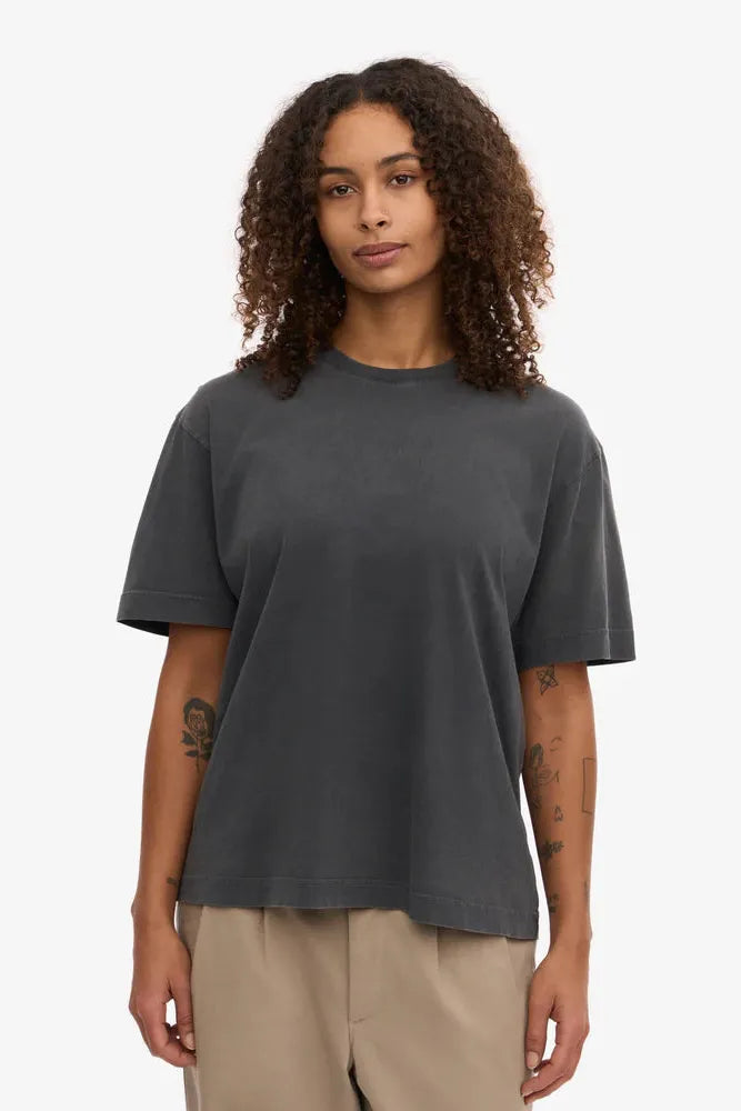 Colourful Standard, Oversized Organic T-Shirt, Faded Black
