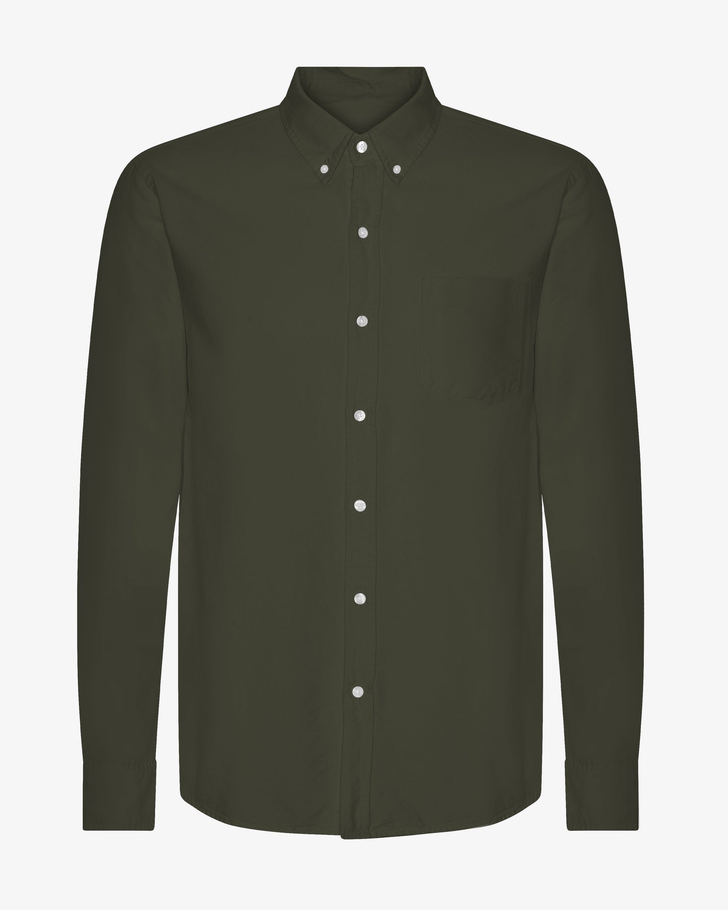 Colorful Standard, Organic Button Down Shirt, Hunter Green