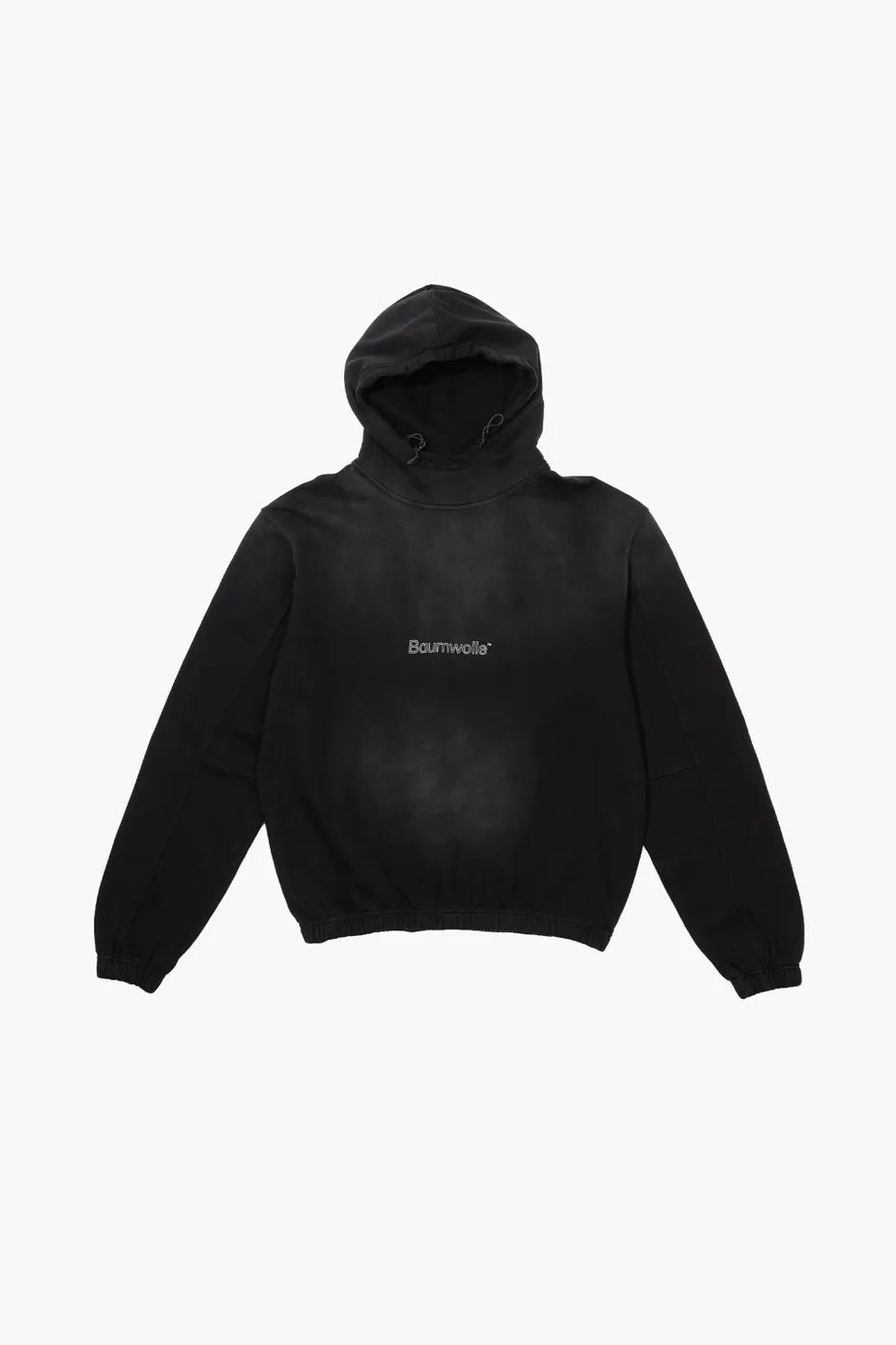 Optimistic Runners, Baumwolle Hoodie, Washed Black
