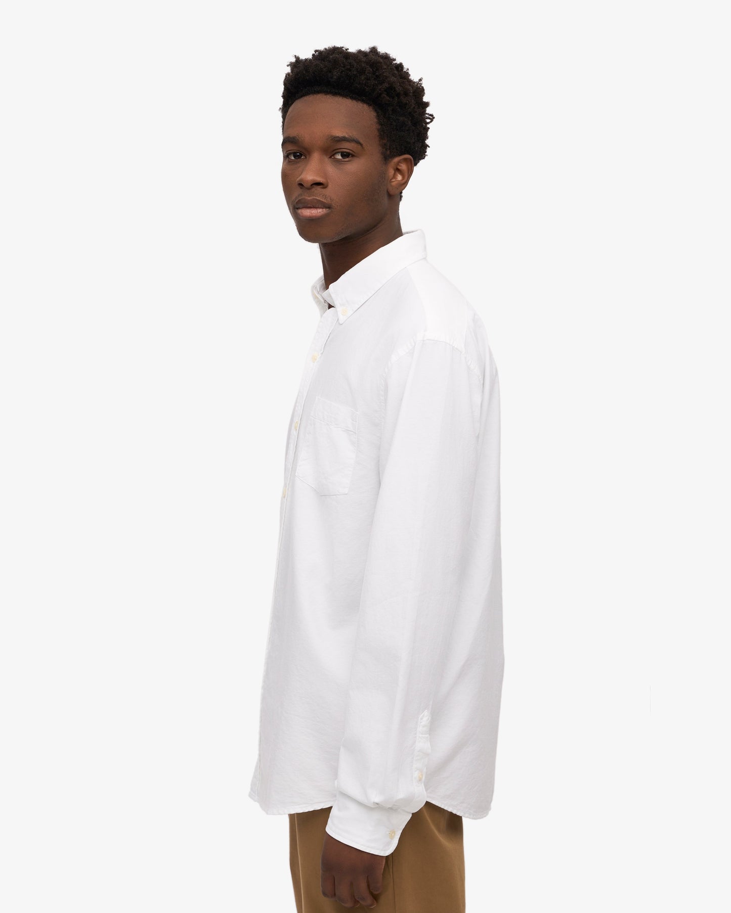 Colorful Standard, Organic Button Down Shirt, Optical White