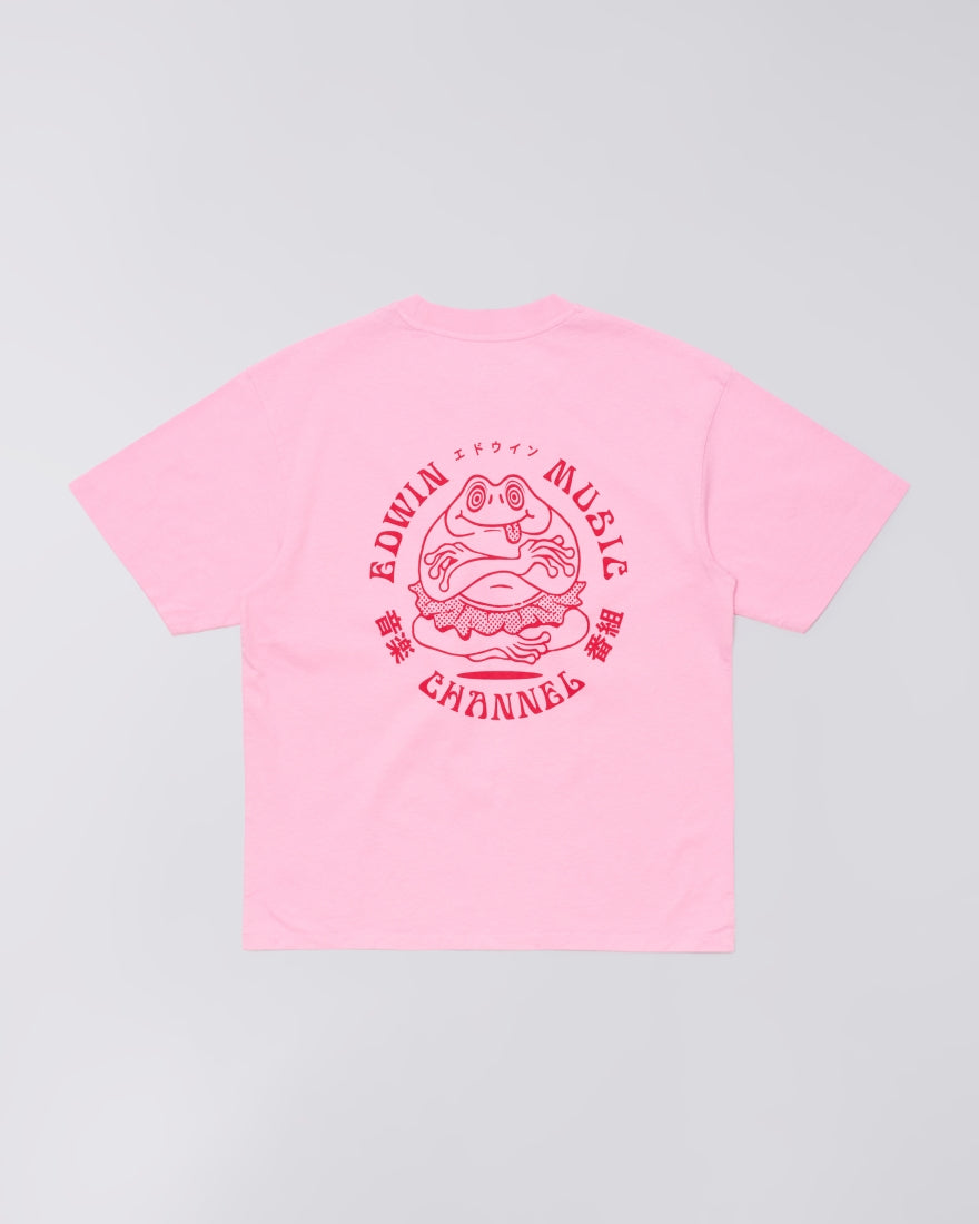 EDWIN, EDWIN MUSIC CHANNEL T-SHIRT, Pink