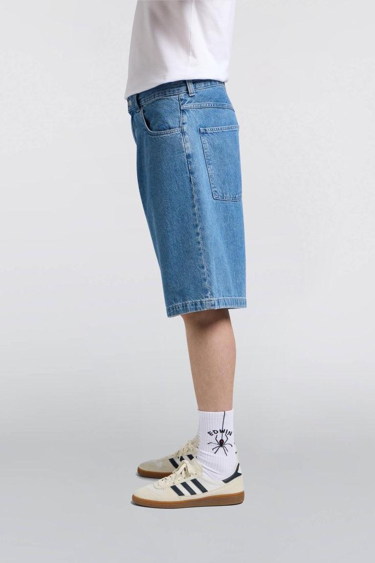EDWIN, Worker Short, Light Stone Washed