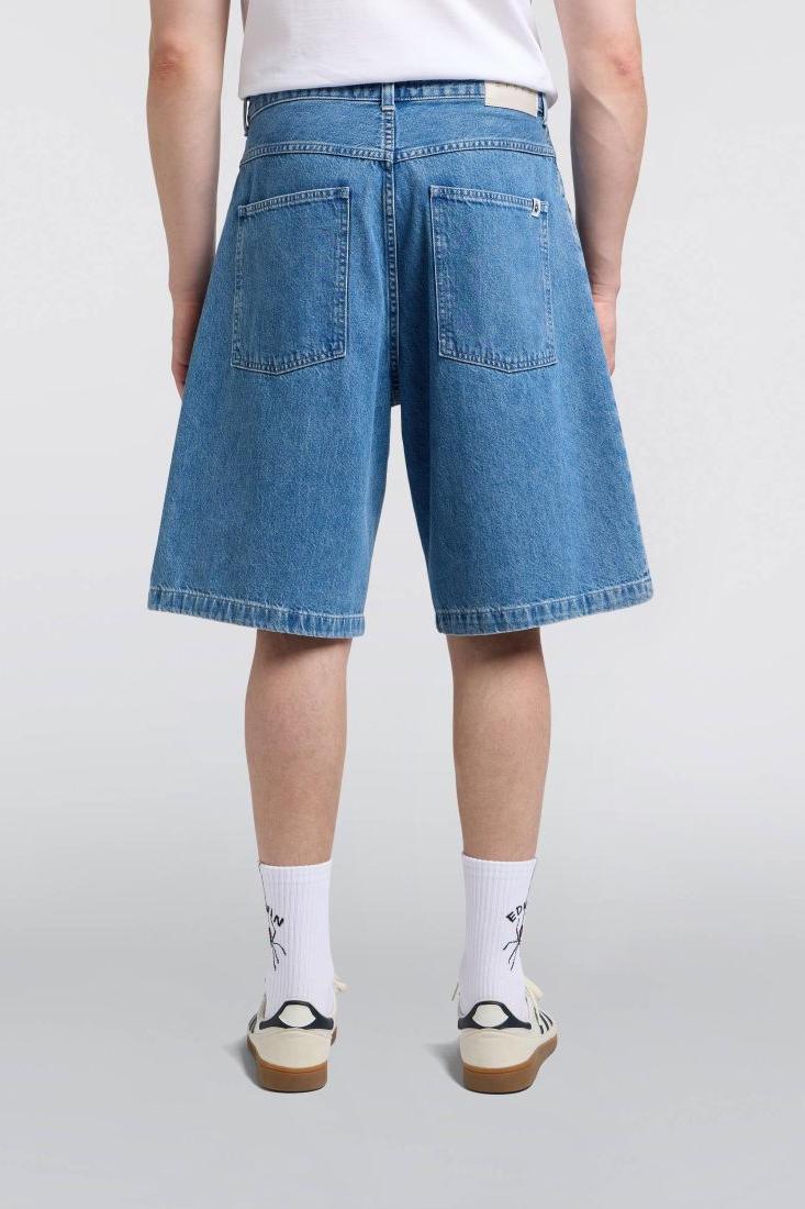 EDWIN, Worker Short, Light Stone Washed