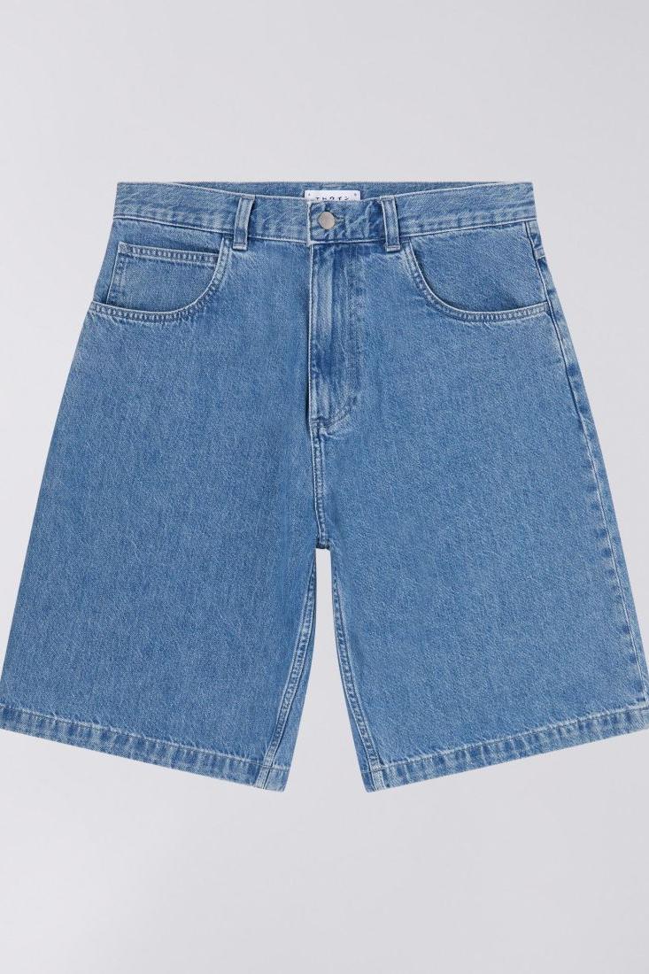 EDWIN, Worker Short, Light Stone Washed