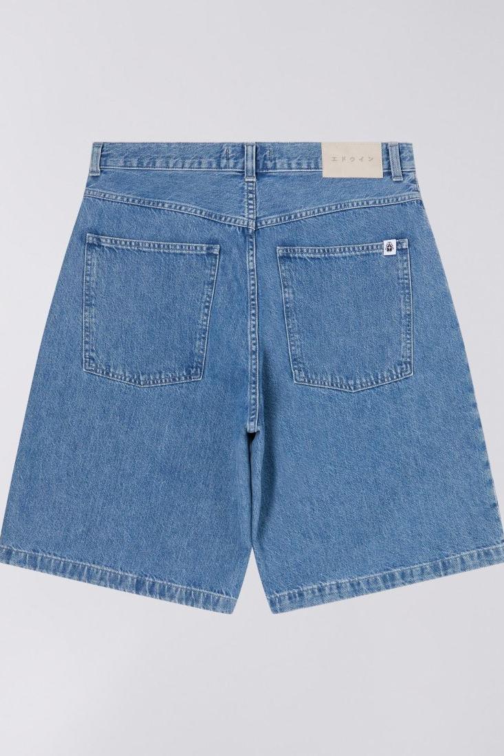 EDWIN, Worker Short, Light Stone Washed