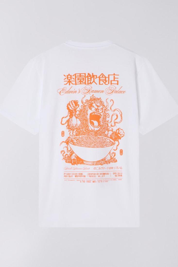 EDWIN, Ramen Palace T-shirt, White