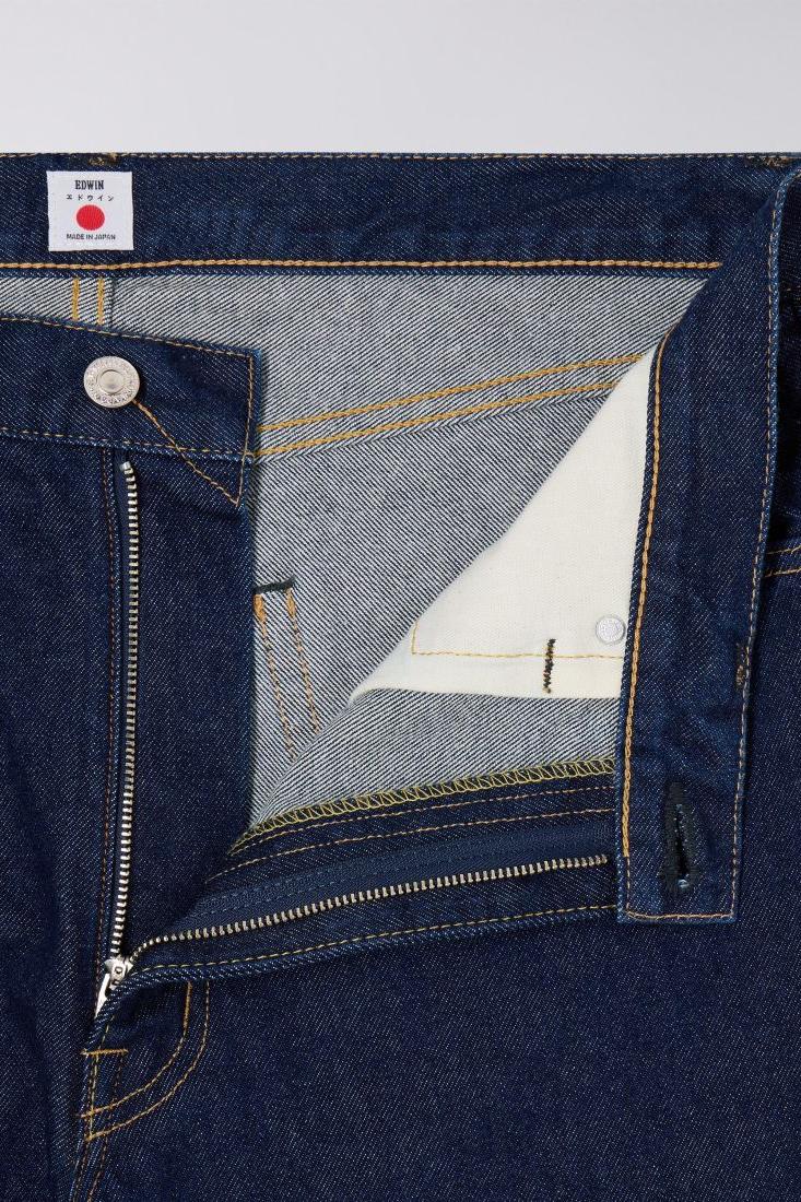 EDWIN, Loose Jeans, Blue Rinsed