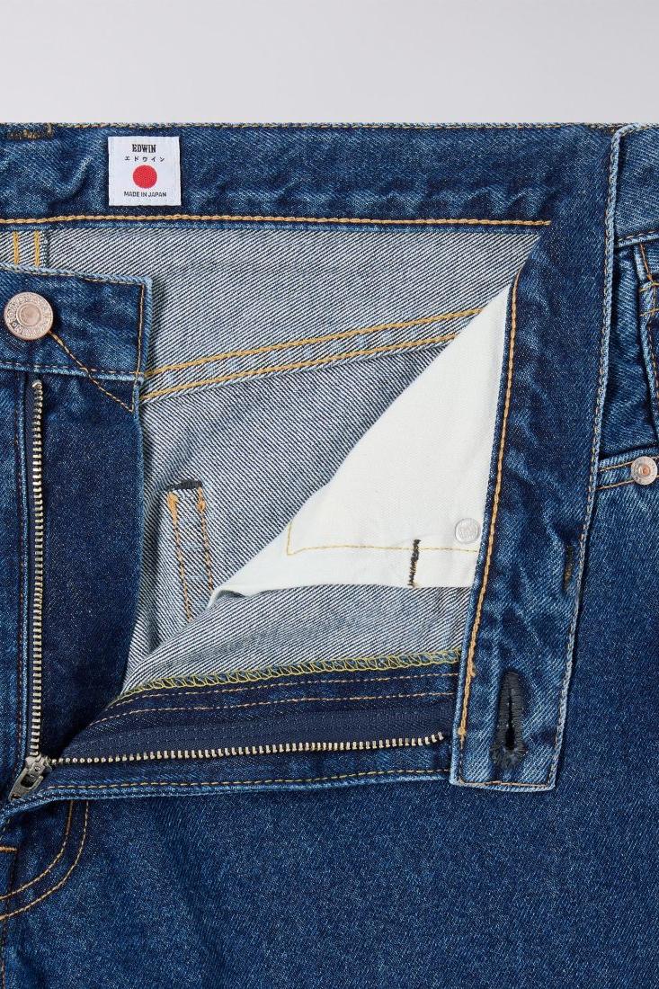 EDWIN, Loose Jeans, Blue Used