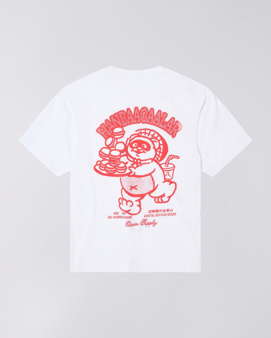 EDWIN, Tanuki T-Shirt, White