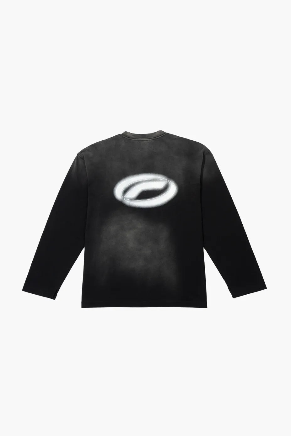 Optimistic Runners, Baumwolle Longsleeve T-shirt, Washed Black