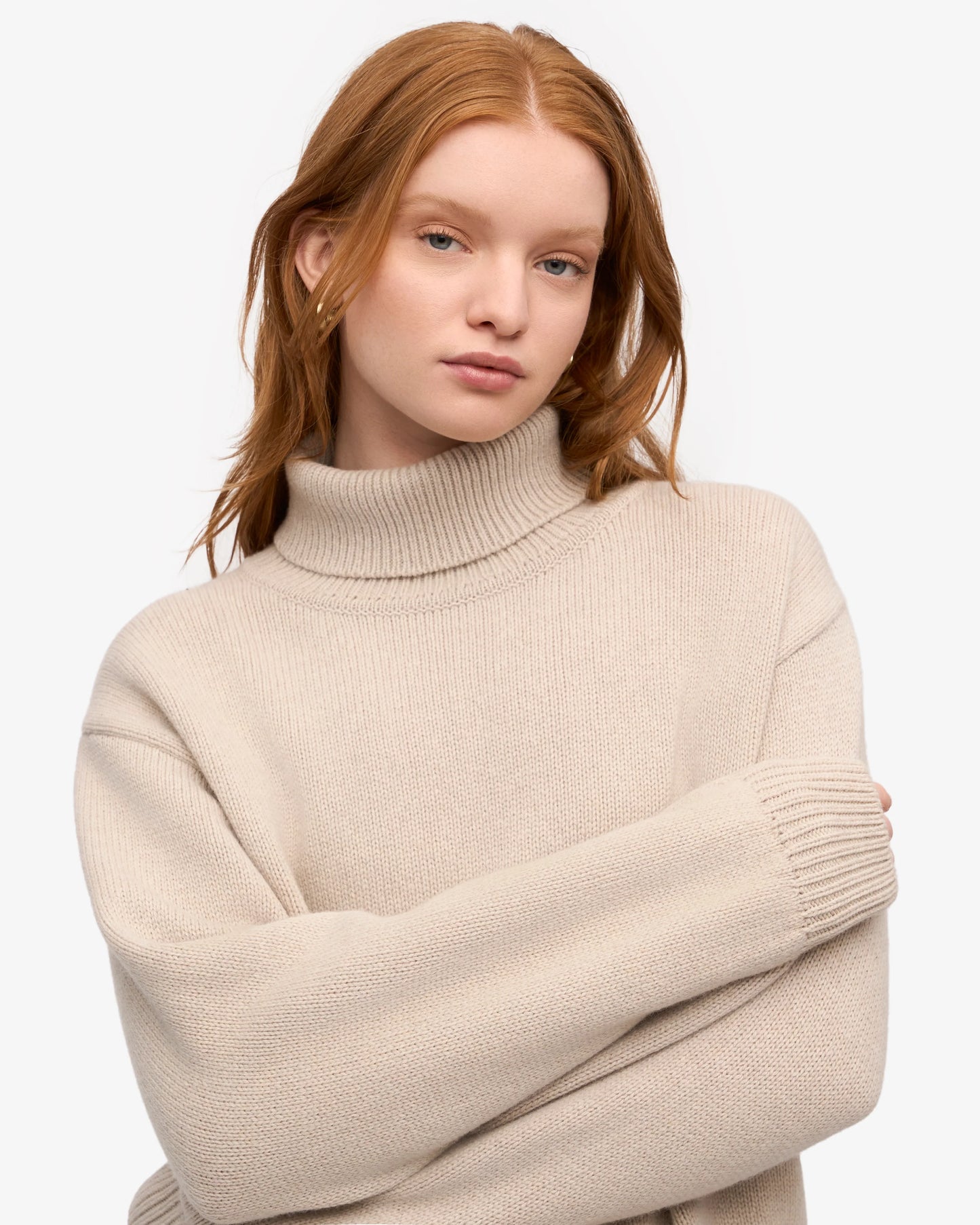 Colorful standard, Merino Wool Turtleneck, Ivory white
