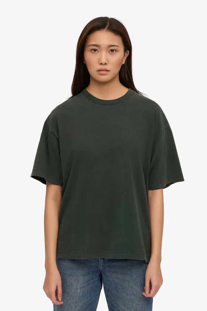 Colourful Standard, Oversized Organic T-Shirt, Midnight Forest
