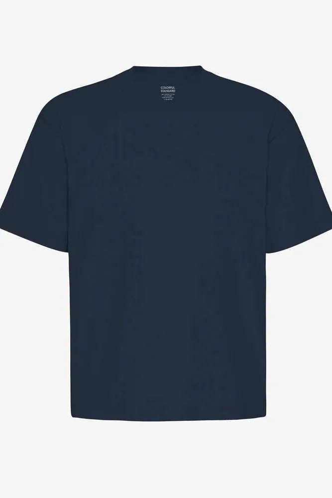 Colourful Standard, Oversized Organic T-Shirt, Navy Blue