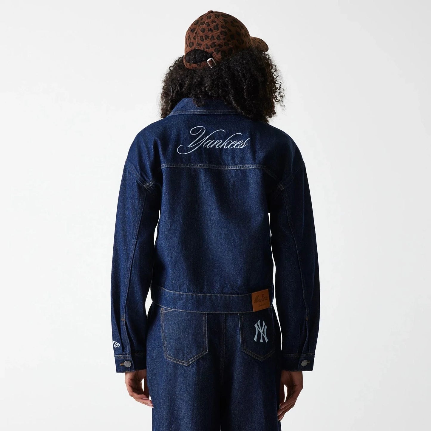 New Era, New York Yankees, Womens Denim Jacket, Dark Blue