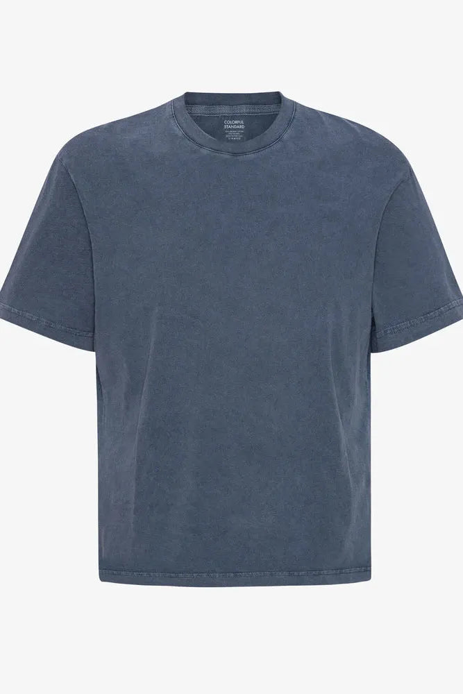 Colourful Standard, Oversized Organic T-Shirt, Neptune Blue
