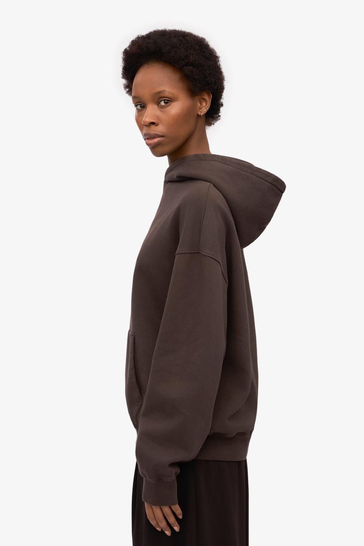 Colorful standard, Organic Oversized Hood, Coffee Brown