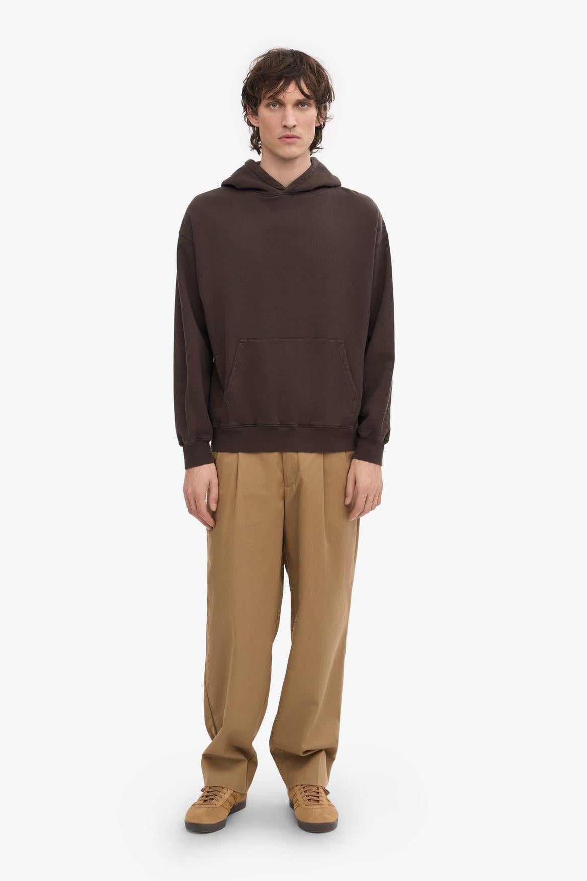 Colorful standard, Organic Oversized Hood, Coffee Brown