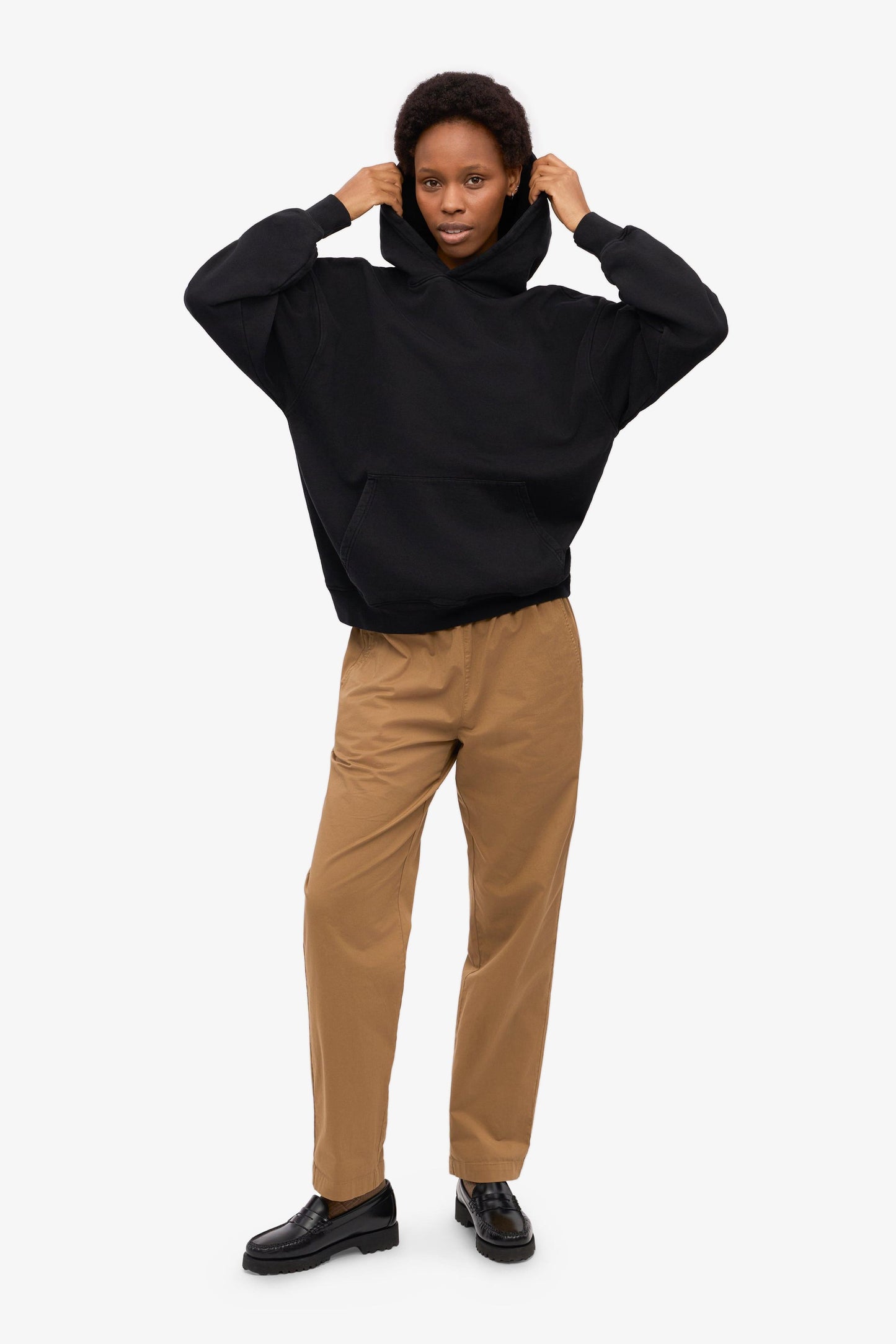 Colorful standard, Organic Oversized Hood, Deep Black
