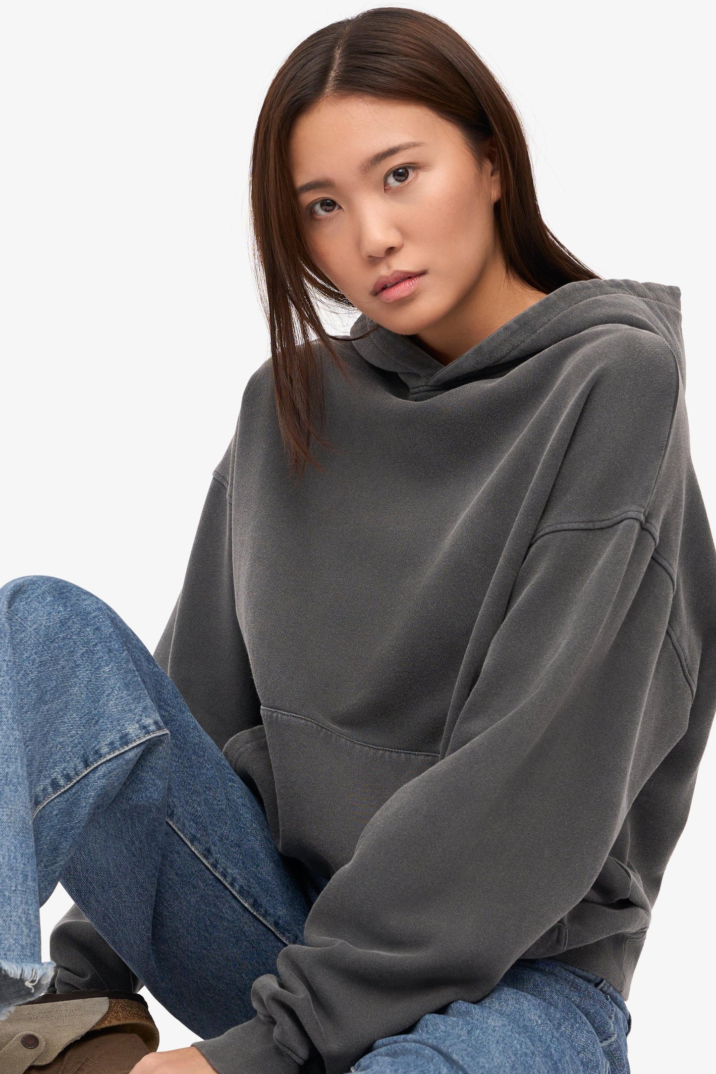 Colorful standard, Organic Oversized Hood, Faded Black