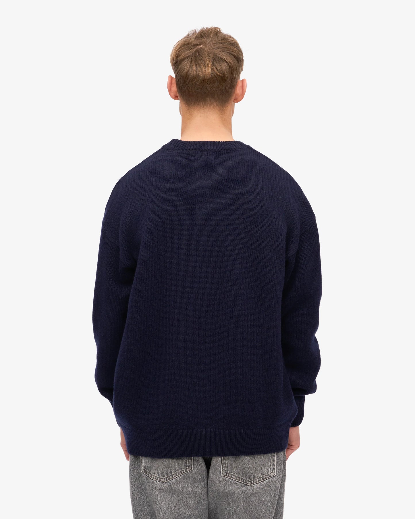 Colorful Standard, Oversized Merino Wool Crew, Navy Blue