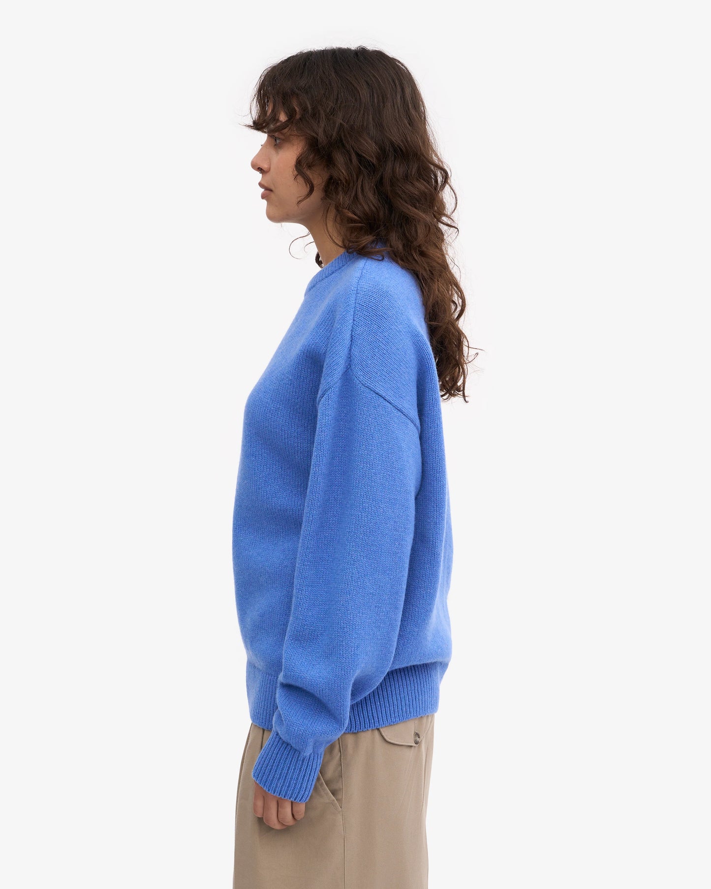 Colorful Standard, Oversized Merino Wool Crew, Pacific Blue