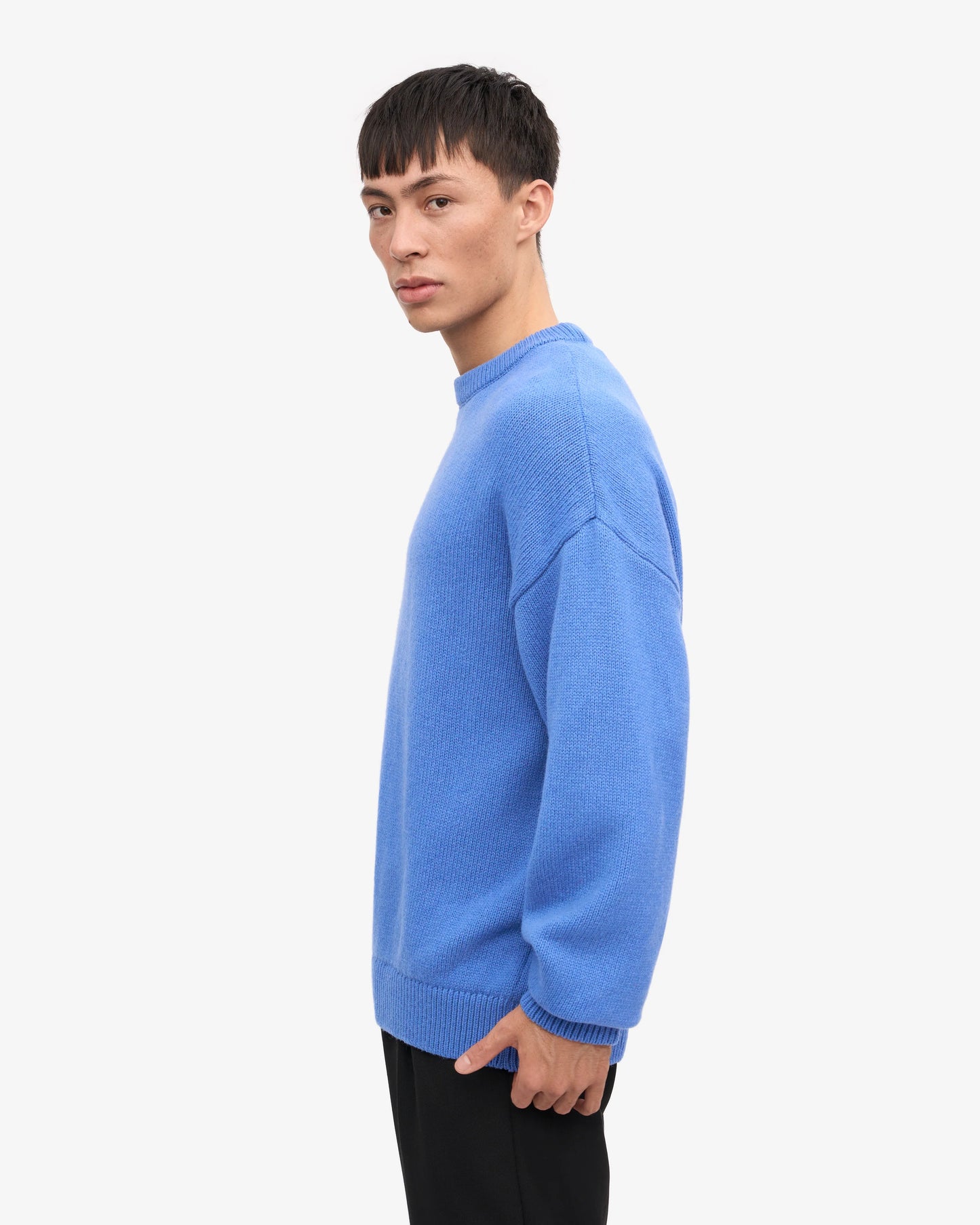 Colorful Standard, Oversized Merino Wool Crew, Pacific Blue