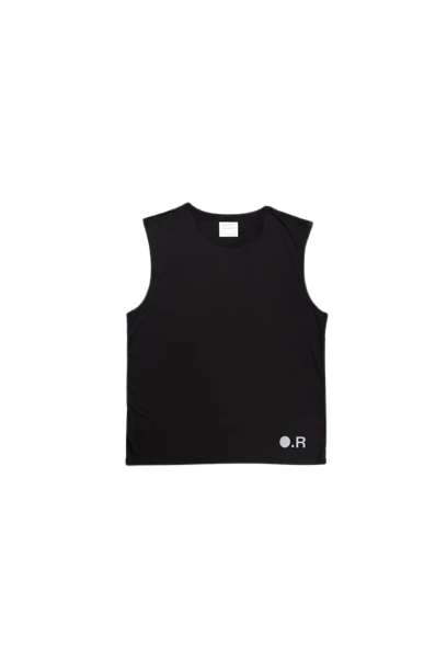 Optimistic Runners, Recycled OR Tank Top, Black