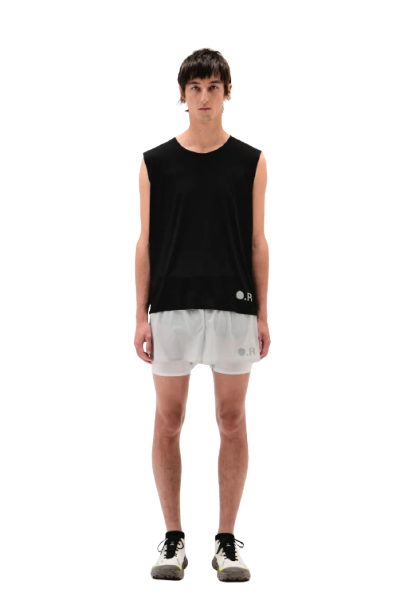 Optimistic Runners, Recycled OR Tank Top, Black