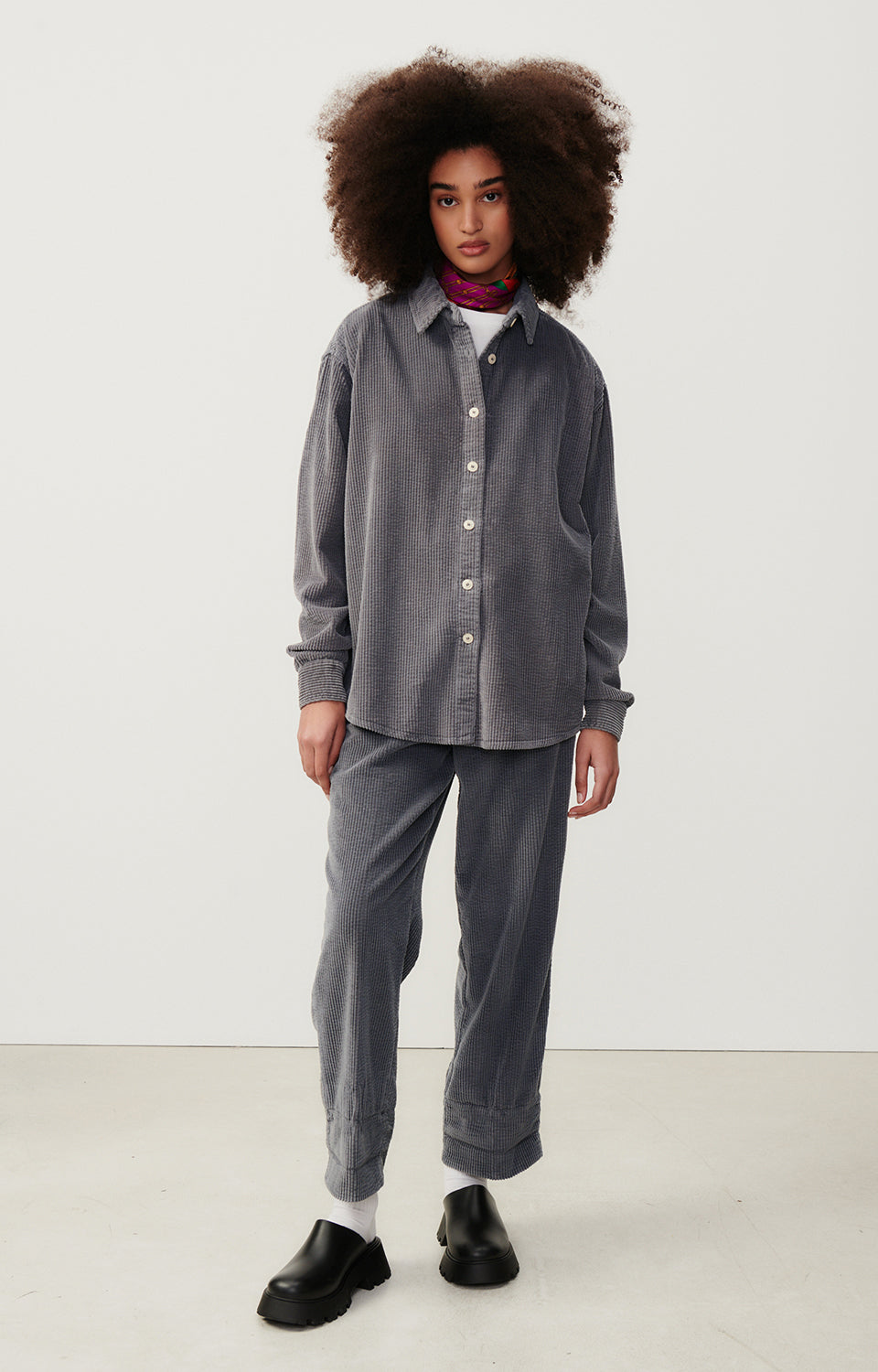 American Vintage, Women's trousers Padow, Vintage Carbon