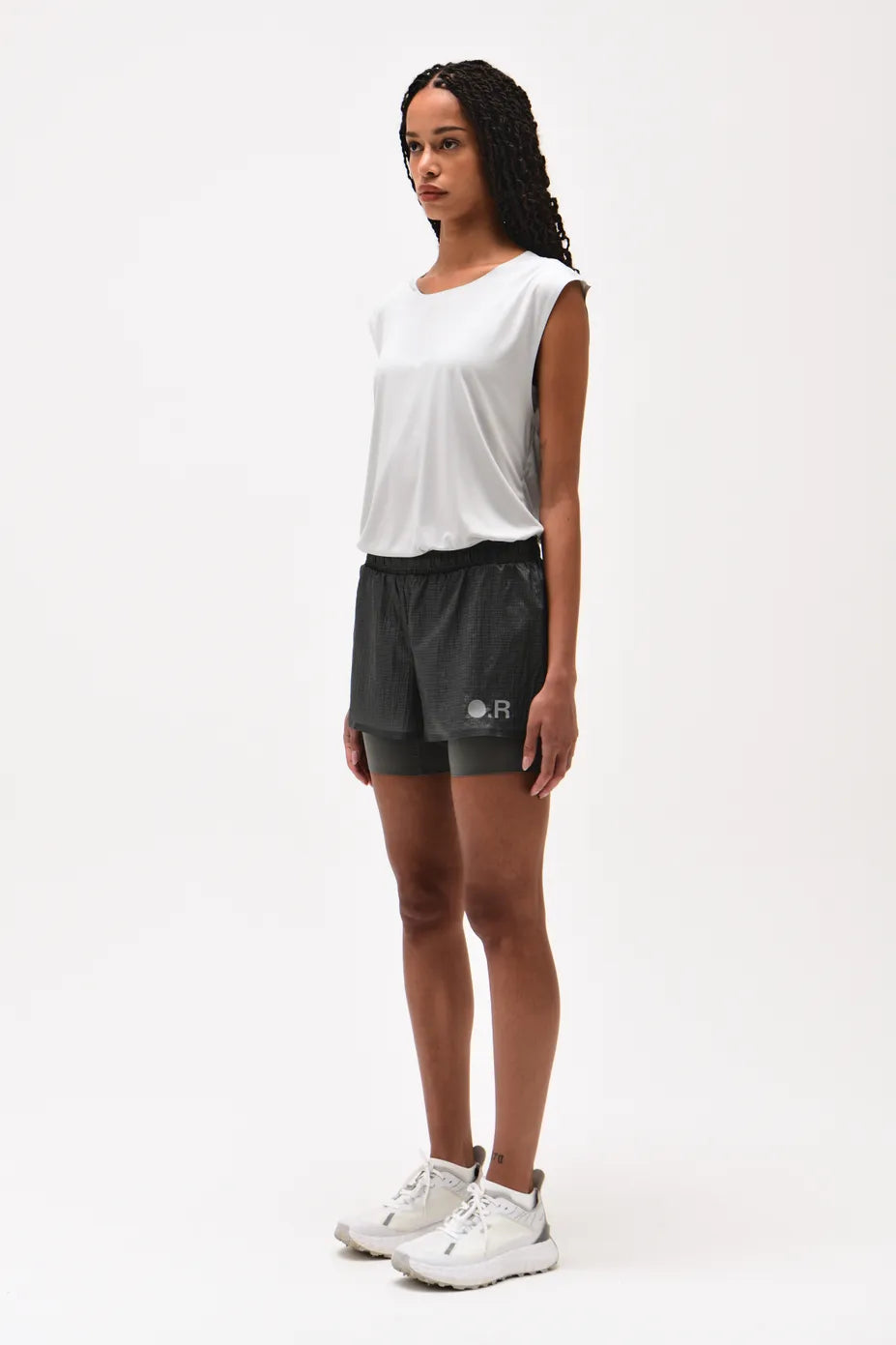 Optimistic Runners, Recycled OR Tank Top, Lightgrey
