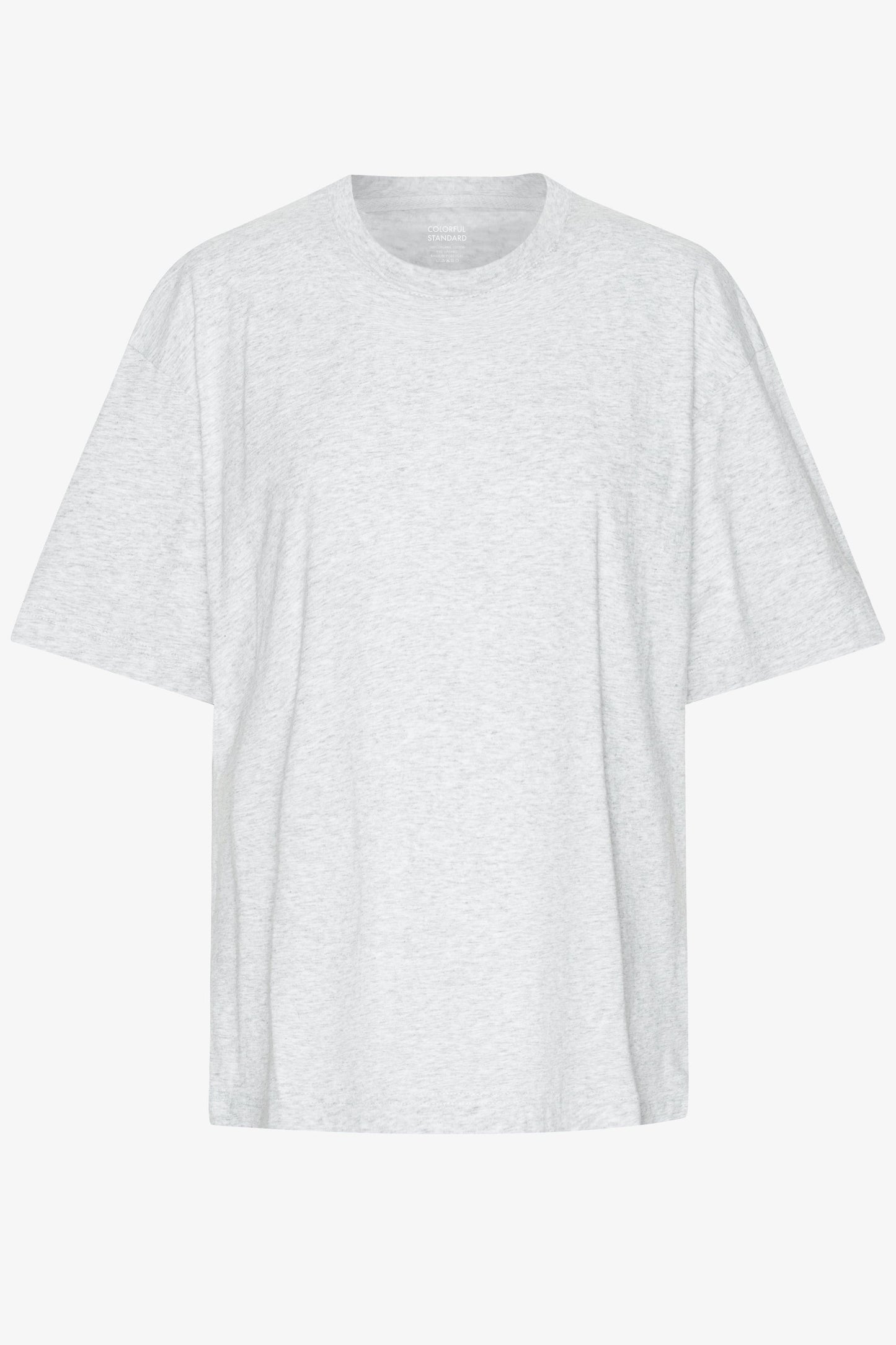 Colourful Standard, Oversized Organic T-Shirt, Snow Melange