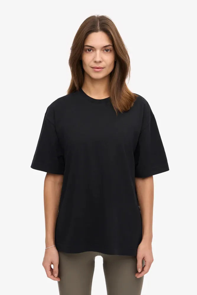 Colourful Standard, Oversized Organic T-Shirt, Deep Black