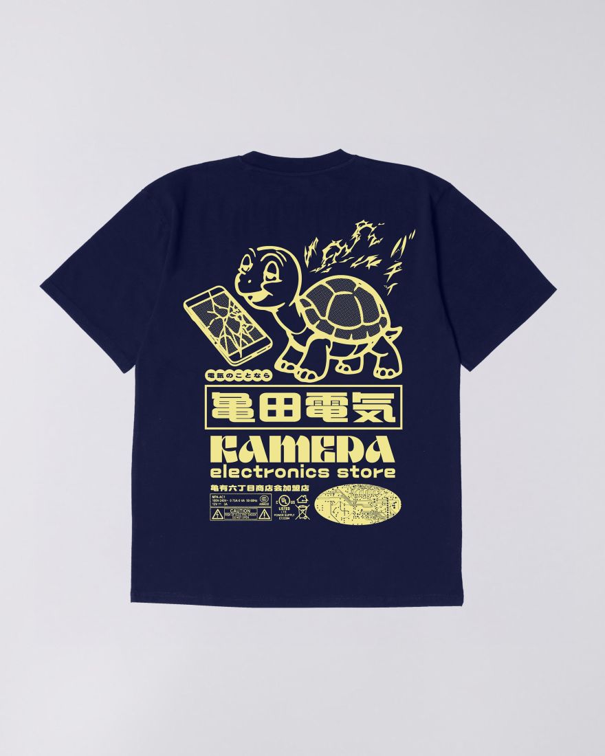 EDWIN, Kamera T-Shirt, Navy Blue