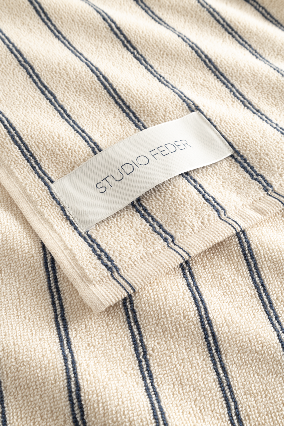 Studio Feder, Una Towel, Navy Rain