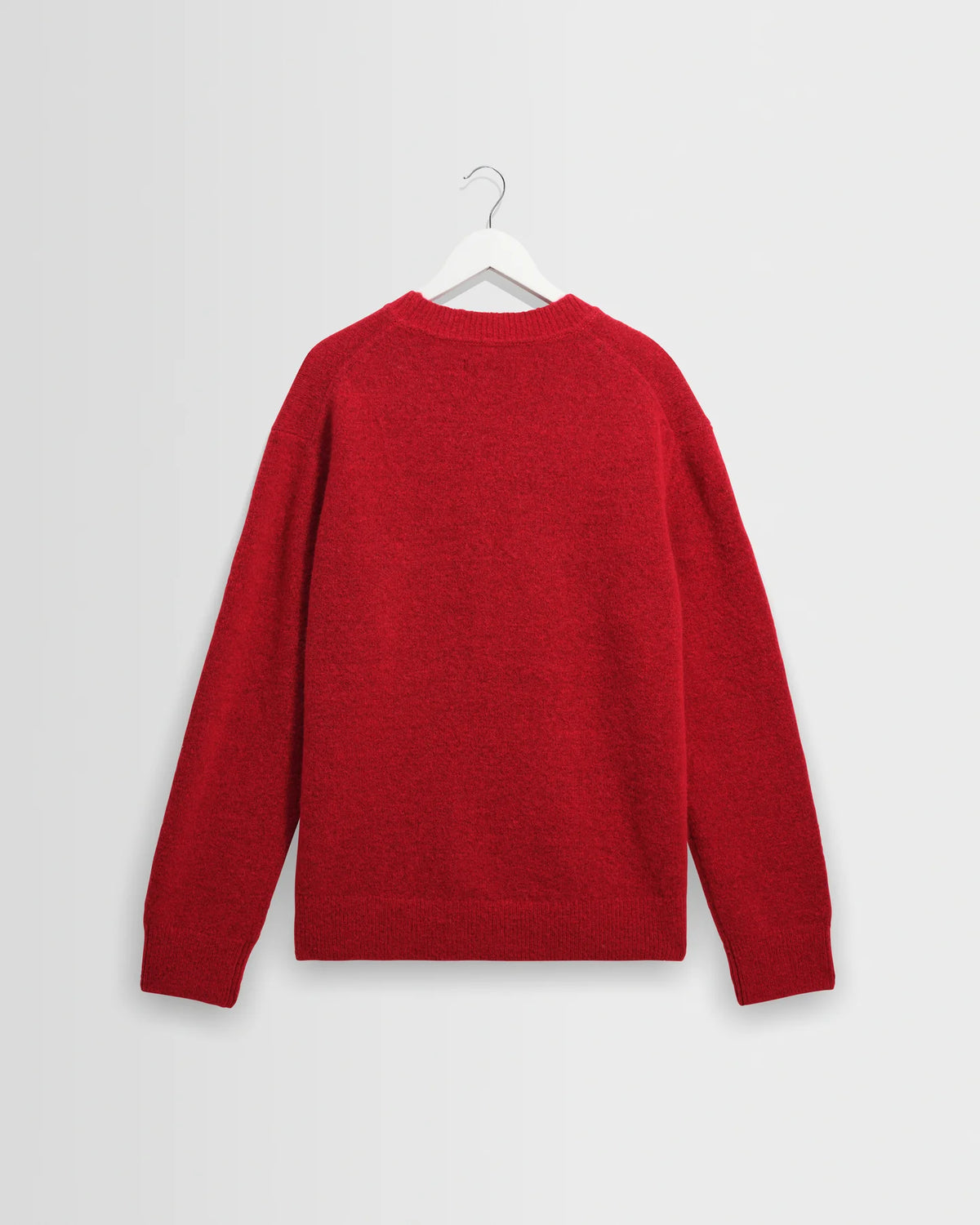 WAX London, Wilde Fluffy Wool Crewneck, Red