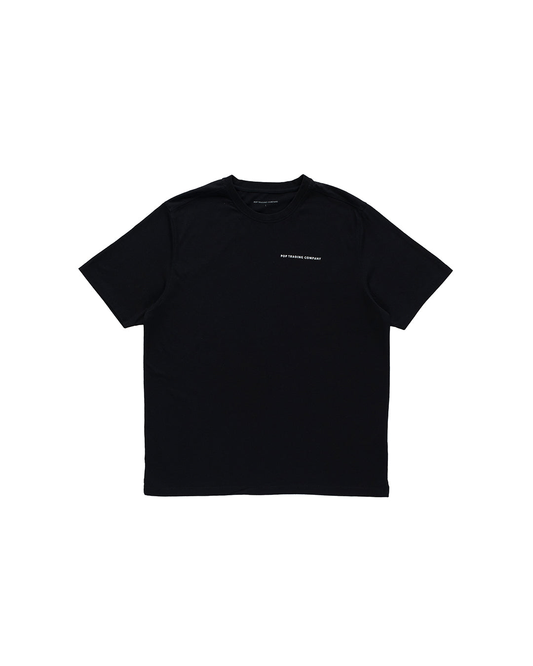 Pop Trading, POP LOGO T-SHIRT, BLACK/WHITE
